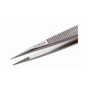Tweezers   Straight   Strong Serrated Tips (Length 4.75; CTM .0177 x 