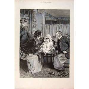  First Shoes Barnes Baby Family Mother Fine Art 1891: Home 