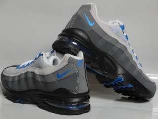 Nike Air Max 95 Grey Italy Blue Sneakers Boys Size 4  