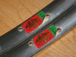 New Old Stock Pair of French 650A Mavic Module 4 Rims w/ Tires  
