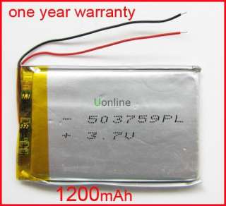New 3.7V 1200mAh lithium battery For  PSP GPS 503759  