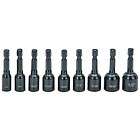 NEW Tool 9PC Magnetic Quick Release Nutsetter Bit Driver Set w holder 