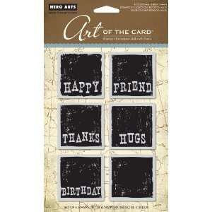  Hero Arts Rubber Stamps Art of the Card Block Prints Cling 