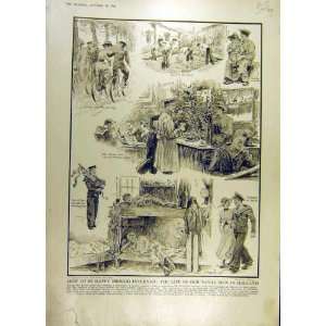  1916 Naval Men Holland War Ww1 Sketches Old Print