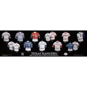  10x30 MLB Texas Rangers Plaque