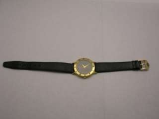 Authentic GUCCI 3001M Mens Wrist Watch 18K Gold Plated  