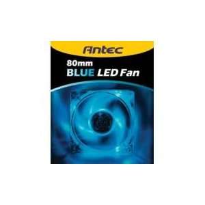  Antec Blue LED 8cm Dual Ball Bearing Case Fan: Electronics