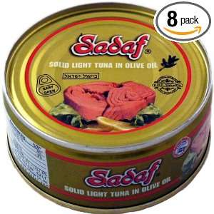 Sadaf Tuna In Olive Oil, 6 Ounce (Pack of 8)  Grocery 