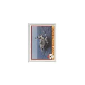 Aircraft Carrier USS Saratoga (Trading Card) 1991 Operation Desert 