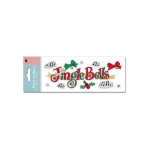  Jingle Bells Dimensional Title Stickers