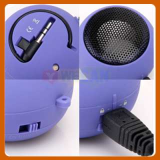 Mini Portable USB Rechargeable Hamburger speaker For MP3 ipod iphone 