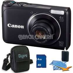 Canon   PowerShot A2200 14MP Digital Camera 4GB Bundle 0013803132618 