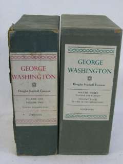 Douglas Southall Freeman GEORGE WASHINGTON (4 vol.) Charles Scribners 