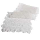 Midwest CBK White Crocheted Lace Table Runner Cotton (Set of 2) by 