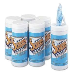   Sanitizer Wipes, 6 x 8, 50/container, 6/ctn (90956CT)
