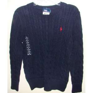    Ralph Lauren Boys Navy Sweater, Size 10 12: Everything Else