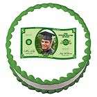 dollar bill edible image icing cake topper look one day