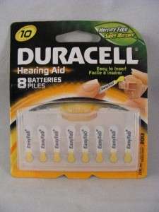 Duracell Hearing Aid Battery Size 10 Mercury Free 3/13  