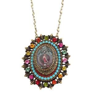  Stylish Michal Negrin Roses Pendant Designed with Swimmer 