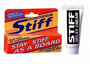 STIFF Desensitizing Delay Control Cream for Men   Stay Erect Longer 