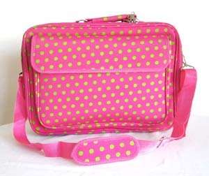 17 Computer/Laptop Briefcase Bag Padded Travel Case Luggage Pink 