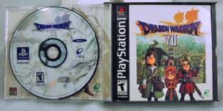 Dragon Warrior VII (Sony PlayStation 1, 2001) PS1 PS2 PS3 Black Label 