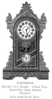 1895 Kroeber Clock Co. Catalog   Prices Parts  
