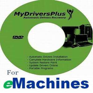 eMachines T5062 Drivers Recovery Restore DISC 7/XP/Vist  
