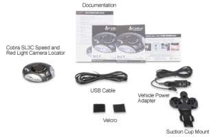 Cobra SL3C Speed and Red Light Camera Locator   GPS Enabled  
