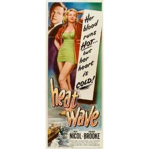  Heat Wave Poster Movie Insert 14 x 36 Inches   36cm x 92cm 