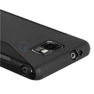   Gel Skin Case Cover+LCD Film For Samsung Galaxy S2 i9100 Sale  