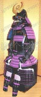 Japanese wearable Rüstung Samurai Armor suit Purple 005  