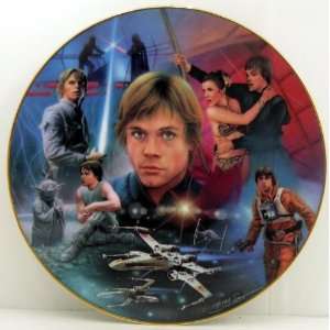  Star Wars Hamilton Collection Luke Skywalker Plate 