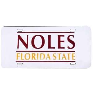 Florida State Seminoles Lm Noles Bar Fl St Tag  Sports 