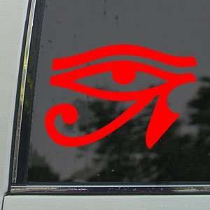  Eye Of Ra Red Decal Truck Bumper Window Vinyl Red Sticker 