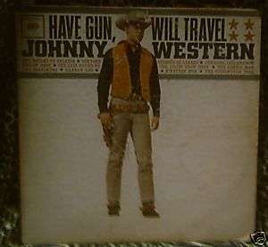 JOHNNY WESTERN Have Gun, Will Travel VINYL LP RECORD CL  