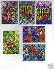 1992 Marvel Spider Man 2 Prism cards set P7 to P12 30th