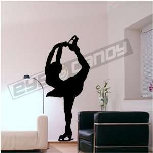 Ice Skating Wall Art Decal Sticker Words Quote Mural