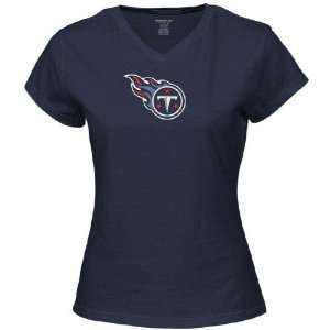  Reebok Tennessee Titans Ladies Navy Blue Logo Premier T 