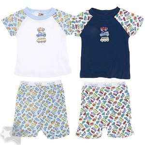   Cars and Trucks Cotton Shorty Pajamas for Baby Boys 12 Months Baby