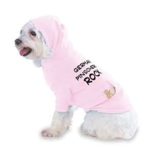 German Pinschers Rock Hooded (Hoody) T Shirt with pocket for your Dog 