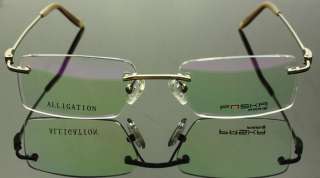 Fashion Rimless Eyeglasses Frames 313 Mens Spectacles Rx Brand 