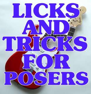 Licks And Tricks For Posers DVD Guitar Lessons Rock On  