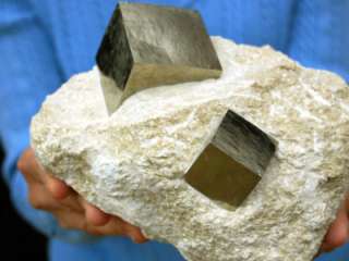 Museum 6.5 lb Perfect Pyrite Crystals on Matrix, Spain  