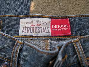 Aeropostale Mens Boys Driggs Slim Bootcut Jeans Size 29X30  