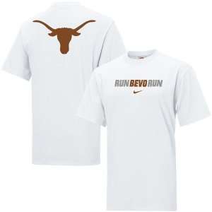   Nike Texas Longhorns White Rush the Field T shirt: Sports & Outdoors