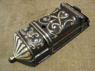 Vintage Brass Mailbox > Old Antique Gothic Iron Mail Box EXTREMELY 