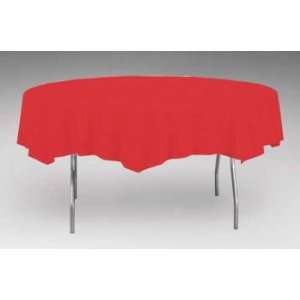  Round Table Cover 2/Ply Poly Tissue, Red