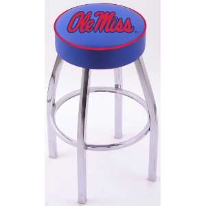  University of Mississippi Steel Stool with 4 Logo Seat 