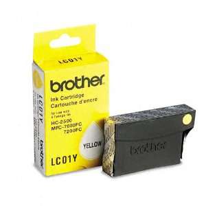  Brother : LC01Y Ink, 300 Page Yield, Yellow  :  Sold as 2 